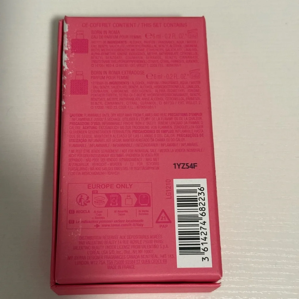 Valentino Pink Born in Roma Perfume Box - Picture 6 of 6